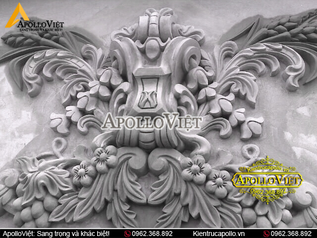 Thi công Đắp vẽ Hoa văn Phào chỉ, Phù điêu Tân cổ điển Đẹp mắt